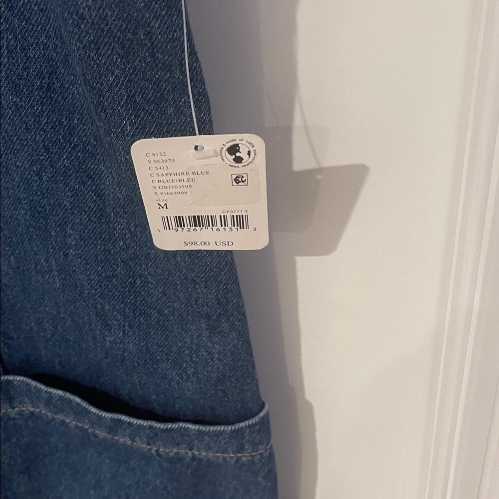 Free People Blue Denim Jumpsuit - Picture 5 of 6